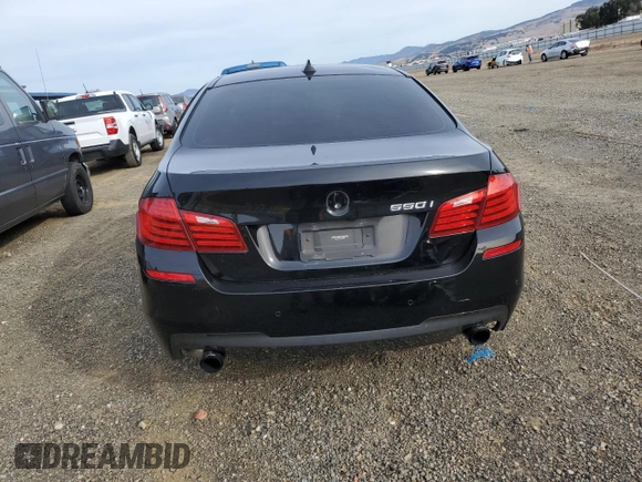2015 BMW 5 Series 550i with VIN WBAKN9C5XFD961497, listed as a Copart auction lot 79321104 with Not provided miles and Salvage title. Bid and sale history available at DreamBid. Image 6.