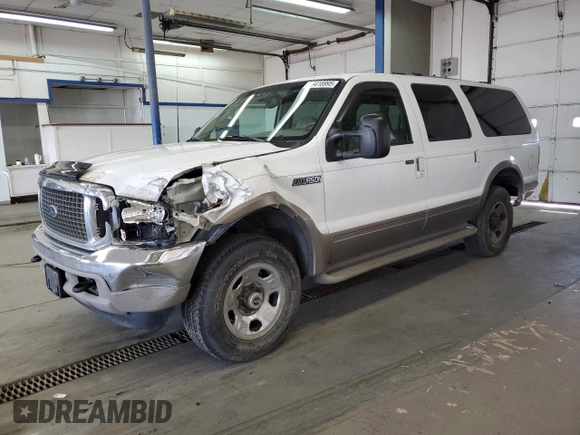 2001 Ford Excursion Limited with VIN 1FMNU43S51EC36951, listed as a Copart auction lot 58416995 with 199,911 mi miles and Salvage title. Bid and sale history available at DreamBid. Image 1.