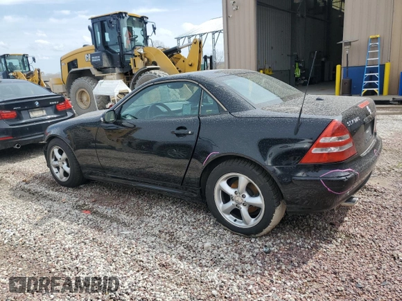 2001 Mercedes-Benz SLK 230/320 with VIN WDBKK65F01F216236, listed as a Copart auction lot 51431855 with 90,999 mi miles and Salvage title. Bid and sale history available at DreamBid. Image 2.