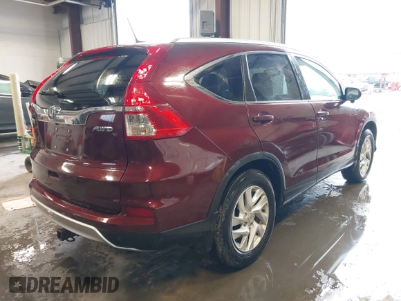 2015 Honda CR-V EX-L with VIN 2HKRM4H72FH626696, listed as a IAAI auction lot 41940012 with 78,464 mi miles. Bid and sale history available at carsss.com. Image 4.