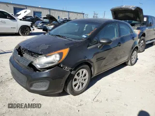 2012 Kia Rio LX with VIN KNADM5A36C6017394, listed as a Copart auction lot 80792054 with 121,126 mi miles and Clean Title. Bid and sale history available at DreamBid. Image 1.