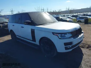 2014 Land Rover Range Rover Supercharged with VIN SALGS2EF5EA134904, listed as a IAAI auction lot 41654503 with 129,706 mi miles. Bid and sale history available at carsss.com. Image 1.