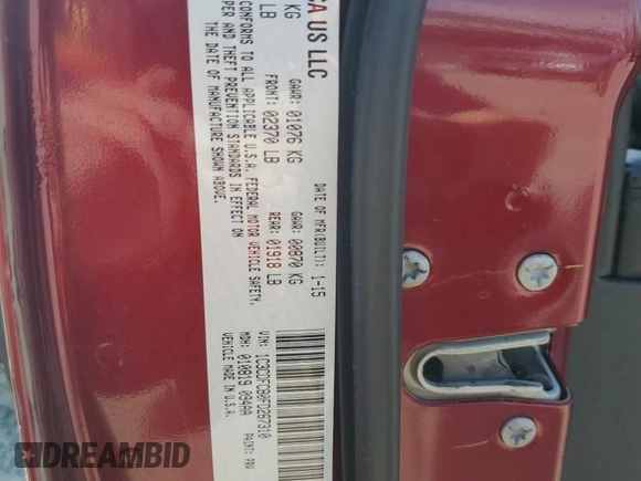 2015 Dodge Dart Limited with VIN 1C3CDFCB0FD267310, listed as a Copart auction lot 49003585 with 87,746 mi miles and Salvage Title. Bid and sale history available at carsss.com. Image 12.