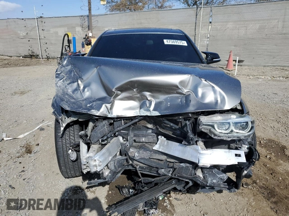 2017 BMW 3 Series 330i with VIN WBA8B9C56HK676040, listed as a Copart auction lot 47569575 with 85,437 mi miles and Salvage Title. Bid and sale history available at carsss.com. Image 5.