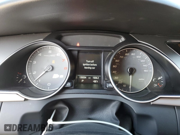 2014 Audi S5 Premium Plus with VIN WAUCGAFRXEA010408, listed as a Copart auction lot 42742145 with 128,354 mi miles and Salvage Title. Bid and sale history available at carsss.com. Image 9.