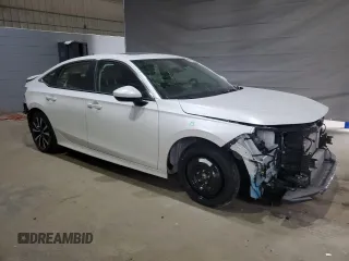 2022 Honda Civic EX with VIN JHMFE1F72NX007311, listed as a Copart auction lot 60440095 with 57,969 mi miles and Salvage title. Bid and sale history available at DreamBid. Image 4.