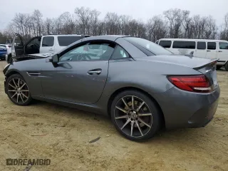 2017 Mercedes-Benz SLC with VIN WDDPK6GA5HF130025, listed as a Copart auction lot 44653215 with 56,895 mi miles and Salvage Title. Bid and sale history available at carsss.com. Image 2.