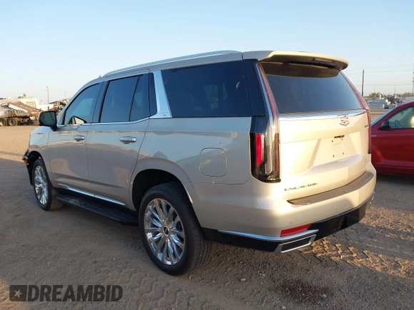 2024 Cadillac Escalade 4WD Premium Luxury with VIN 1GYS4BKL9RR241428, listed as a IAAI auction lot 41996176 with 13,976 mi miles and . Bid and sale history available at DreamBid. Image 3.