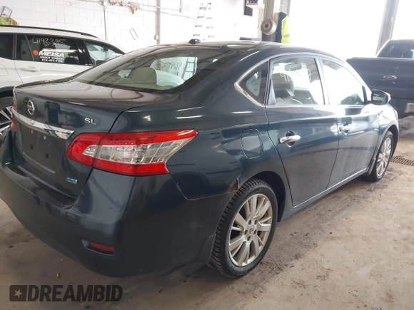 2013 Nissan Sentra S with VIN 3N1AB7AP2DL564277, listed as a IAAI auction lot 41964537 with 107,726 mi miles and . Bid and sale history available at DreamBid. Image 4.