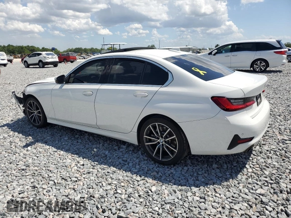 2020 BMW 3 Series 330i with VIN 3MW5R1J04L8B04952, listed as a Copart auction lot 51504575 with 0 mi miles and Non Repairable. Bid and sale history available at carsss.com. Image 2.