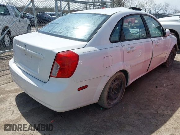 2007 Suzuki Forenza z VIN KL5JD56Z57K540945, wystawiony jako IAAI lot #41946306 z przebiegiem 110 398 mil mil oraz . Historia ofert i sprzedaży dostępna na DreamBid. Obrazek 4.