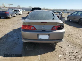 2006 Acura RSX with VIN JH4DC54886S005996, listed as a Copart auction lot 46494425 with 183,401 mi miles and Salvage Title. Bid and sale history available at carsss.com. Image 6.
