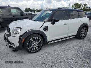 2020 MINI Countryman Cooper S with VIN WMZYW7C01L3L79003, listed as a Copart auction lot 60715415 with 35,008 mi miles and Salvage title. Bid and sale history available at DreamBid. Image 1.