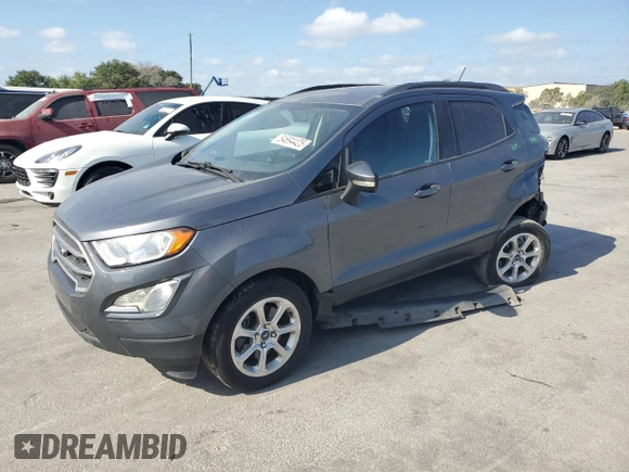 2021 Ford EcoSport SE with VIN MAJ3S2GE2MC395779, listed as a Copart auction lot 54694425 with 118,829 mi miles and Non Repairable. Bid and sale history available at carsss.com. Image 1.