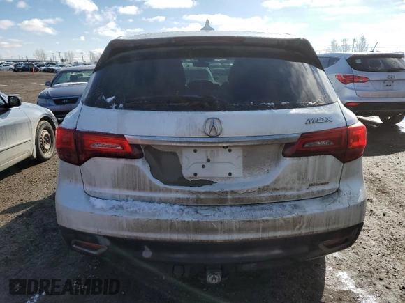 2016 Acura MDX w/Tech/Entertainment with VIN 5FRYD4H66GB502657, listed as a Copart auction lot 45984265 with 122,187 mi miles and Clean Title. Bid and sale history available at carsss.com. Image 6.