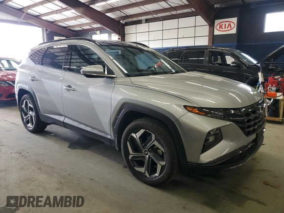 2024 Hyundai Tucson Limited with VIN 5NMJECDE5RH344465, listed as a Copart auction lot 56692455 with 9,490 mi miles and Salvage title. Bid and sale history available at DreamBid. Image 4.