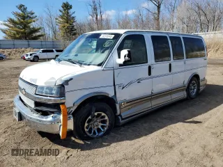 2005 Chevrolet Express Cargo Van YF7 Upfitter with VIN 1GBFG15T051205550, listed as a Copart auction lot 50245045 with 310,774 mi miles and Clean Title. Bid and sale history available at carsss.com. Image 1.