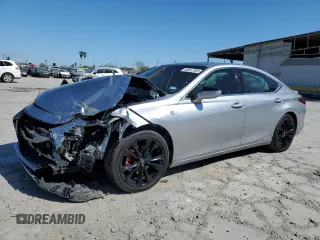 2022 Lexus ES 300h F Sport with VIN 58AGA1C1XNU015664, listed as a Copart auction lot 48647905 with 24,173 mi miles and Salvage title. Bid and sale history available at DreamBid. Image 1.