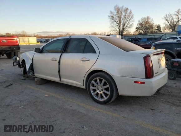 2005 Cadillac STS with VIN 1G6DC67A150199595, listed as a Copart auction lot 84428714 with 138,045 mi miles and Salvage Title. Bid and sale history available at carsss.com. Image 2.