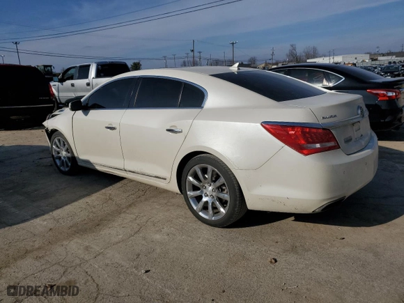 2014 Buick LaCrosse Premium I with VIN 1G4GD5G32EF244104, listed as a Copart auction lot 43642565 with 100,762 mi miles and Salvage Title. Bid and sale history available at carsss.com. Image 2.