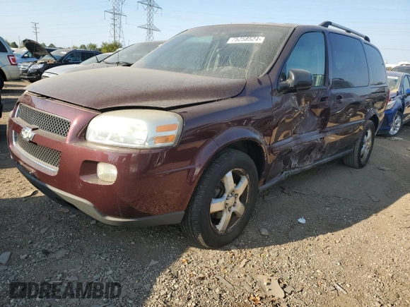 2008 Chevrolet Uplander LT w/1LT with VIN 1GNDV331X8D207936, listed as a Copart auction lot 75258524 with 155,234 mi miles and Salvage Title. Bid and sale history available at carsss.com. Image 1.