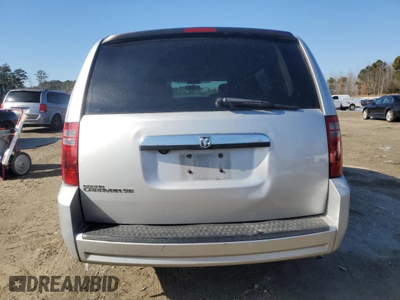 2008 Dodge Grand Caravan SE with VIN 2D8HN44H08R124476, listed as a Copart auction lot 42181255 with 191,455 mi miles and Salvage Title. Bid and sale history available at DreamBid. Image 6.