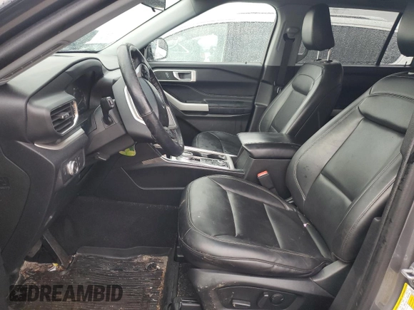 2022 Ford Explorer XLT with VIN 1FMSK8DH9NGA56904, listed as a Copart auction lot 47222185 with 64,161 mi miles and Salvage Title. Bid and sale history available at DreamBid. Image 7.