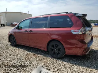 2020 Toyota Sienna SE with VIN 5TDXZ3DC4LS030663, listed as a Copart auction lot 60213385 with 51,633 mi miles and Salvage title. Bid and sale history available at DreamBid. Image 2.