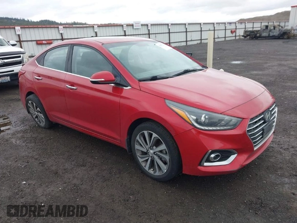 2018 Hyundai Accent Limited with VIN 3KPC34A39JE029719, listed as a IAAI auction lot 41867714 with 89,442 mi miles. Bid and sale history available at carsss.com. Image 1.