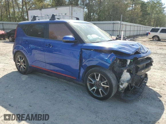 2021 Kia Soul Turbo with VIN KNDJ53AF1M7740731, listed as a Copart auction lot 50971985 with 142,808 mi miles and Non Repairable. Bid and sale history available at DreamBid. Image 4.