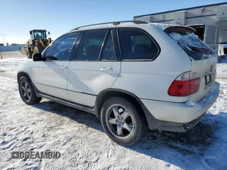 2002 BMW X5 4.4i with VIN 5UXFB335X2LH35651, listed as a Copart auction lot 49640415 with 133,972 mi miles and Salvage Title. Bid and sale history available at carsss.com. Image 2.
