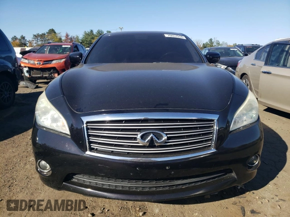 2012 Infiniti M37 with VIN JN1BY1AR2CM393309, listed as a Copart auction lot 76657634 with 109,375 mi miles and Salvage Title. Bid and sale history available at carsss.com. Image 5.