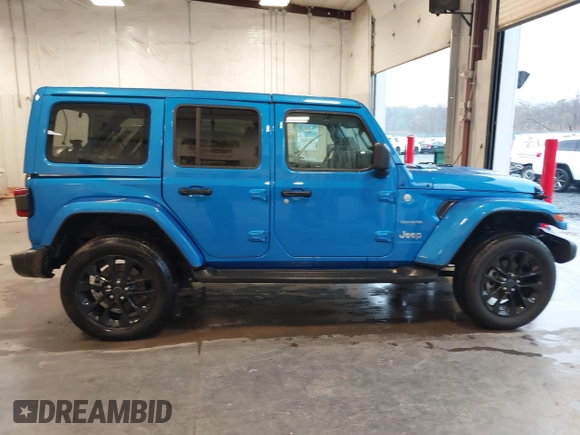 2024 Jeep Wrangler Sahara with VIN 1C4RJXP64RW170976, listed as a IAAI auction lot 41867996 with 4,406 mi miles and . Bid and sale history available at DreamBid. Image 13.