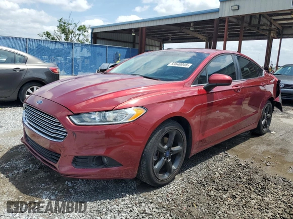 2016 Ford Fusion S with VIN 3FA6P0G76GR102508, listed as a Copart auction lot 53640045 with 176,952 mi miles and Salvage Title. Bid and sale history available at carsss.com. Image 1.