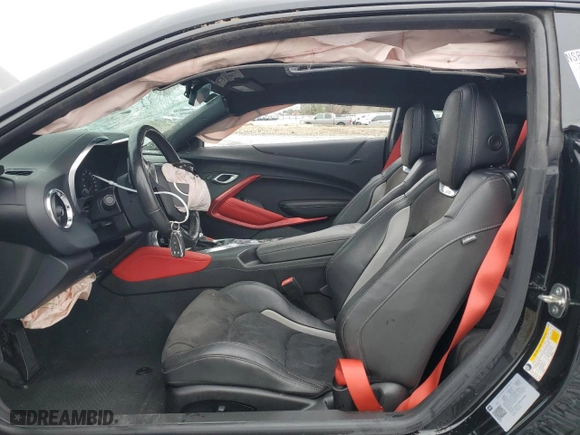 2022 Chevrolet Camaro 1SS with VIN 1G1FF1R73N0130465, listed as a Copart auction lot 42152125 with 53,097 mi miles and Salvage Title. Bid and sale history available at carsss.com. Image 7.