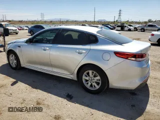 2018 Kia Optima LX with VIN 5XXGT4L31JG180298, listed as a Copart auction lot 58412615 with 105,802 mi miles and Salvage title. Bid and sale history available at DreamBid. Image 2.