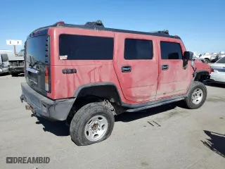 2003 Hummer H2 with VIN 5GRGN23U73H113541, listed as a Copart auction lot 75551354 with 0 mi miles and Non Repairable. Bid and sale history available at carsss.com. Image 3.