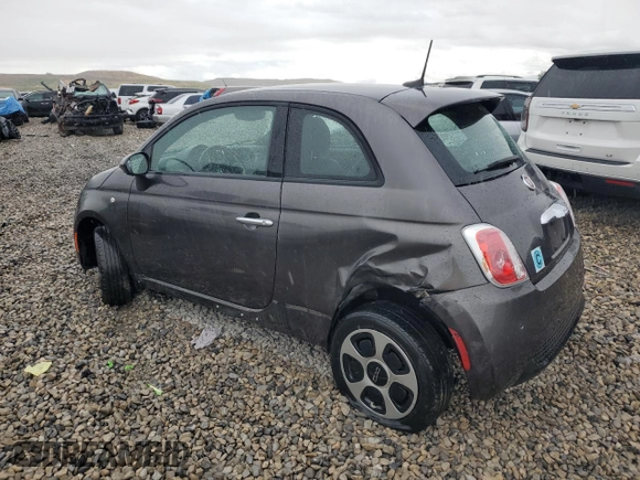 2017 FIAT 500e with VIN 3C3CFFGE0HT600746, listed as a Copart auction lot 55964925 with 30,465 mi miles and Salvage title. Bid and sale history available at DreamBid. Image 2.