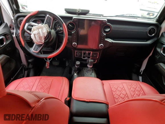 2022 Jeep Wrangler Unlimited Sahara with VIN 1C4HJXEN9NW190351, listed as a Copart auction lot 61091015 with 40,794 mi miles and Clean title. Bid and sale history available at DreamBid. Image 8.
