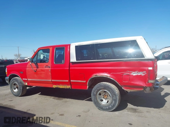 1996 Ford F-150 with VIN 1FTEX14N4TKA35971, listed as a IAAI auction lot 41744323 with 187,572 mi miles. Bid and sale history available at carsss.com. Image 15.