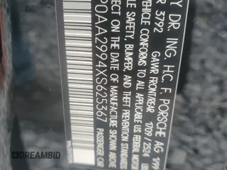 1999 Porsche 911 z VIN WP0AA2994XS625367, wystawiony jako Copart lot #51925145 z przebiegiem 70 486 mil mil oraz Szkoda całkowita • Salvage title. Historia ofert i sprzedaży dostępna na DreamBid. Obrazek 13.