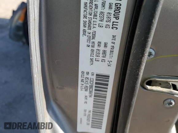 2014 Dodge Dart SXT with VIN 1C3CDFBB6ED860704, listed as a Copart auction lot 83371564 with 72,848 mi miles and Salvage Title. Bid and sale history available at carsss.com. Image 13.