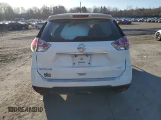 2016 Nissan Rogue S with VIN 5N1AT2MV8GC831442, listed as a Copart auction lot 50758085 with 75,336 mi miles and Salvage Title. Bid and sale history available at DreamBid. Image 6.