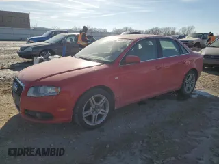 2008 Audi A4 2.0T with VIN WAUDF78E98A114705, listed as a Copart auction lot 42442715 with 178,616 mi miles and Salvage Title. Bid and sale history available at carsss.com. Image 1.