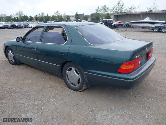 1998 Lexus LS 400 Luxury Sdn with VIN JT8BH28F4W0127167, listed as a IAAI auction lot 41896259 with NaN miles. Bid and sale history available at carsss.com. Image 3.