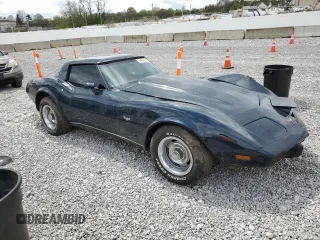 1979 Chevrolet Corvette with VIN 1Z8789S443088, listed as a Copart auction lot 54487225 with 22,449 mi miles and Salvage title. Bid and sale history available at DreamBid. Image 4.