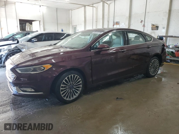 2017 Ford Fusion SE with VIN 3FA6P0H99HR187829, listed as a Copart auction lot 60125735 with 62,492 mi miles and Salvage title. Bid and sale history available at DreamBid. Image 1.