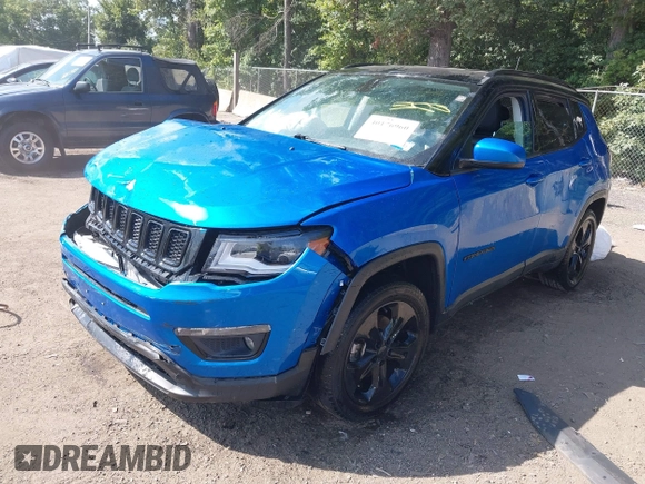 2018 Jeep Compass Latitude with VIN 3C4NJCBB7JT327275, listed as a IAAI auction lot 40176960 with 74,320 mi miles. Bid and sale history available at carsss.com. Image 18.