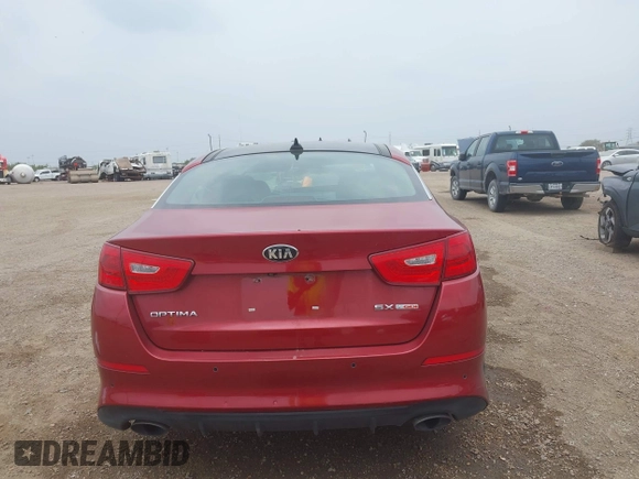 2015 Kia Optima SX Turbo with VIN 5XXGR4A65FG495401, listed as a IAAI auction lot 42287029 with 99,675 mi miles and . Bid and sale history available at DreamBid. Image 17.