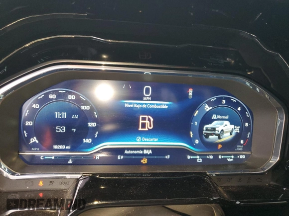 2023 Chevrolet Silverado 1500 LT Trail Boss with VIN 3GCUDFED4PG323090, listed as a Copart auction lot 82374984 with 19,283 mi miles and Salvage Title. Bid and sale history available at DreamBid. Image 9.